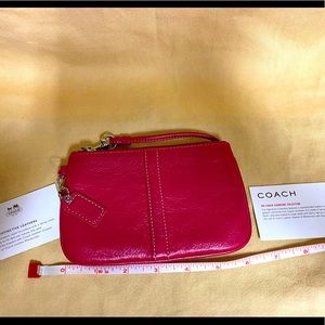 coach leather Wristlet